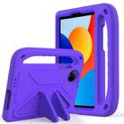 For Xiaomi Redmi Pad SE 8.7 Handle EVA Shockproof Tablet Case with Holder(Purple) - 2