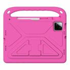 For Xiaomi Pad 7 / 7 Pro Handle EVA Shockproof Tablet Case with Holder(Rose Red) - 2