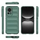 For Huawei nova 12 5G Magic Shield TPU + Flannel Phone Case(Dark Green) - 3