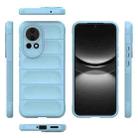 For Huawei nova 12 5G Magic Shield TPU + Flannel Phone Case(Light Blue) - 3