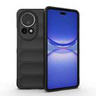 For Huawei nova 12 Ultra / 12 Pro Magic Shield TPU + Flannel Phone Case(Black) - 1