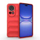 For Huawei nova 12 Ultra / 12 Pro Magic Shield TPU + Flannel Phone Case(Red) - 1