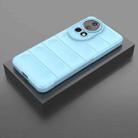 For Huawei nova 12 Ultra / 12 Pro Magic Shield TPU + Flannel Phone Case(Light Blue) - 2