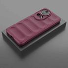 For Huawei nova 12 Ultra / 12 Pro Magic Shield TPU + Flannel Phone Case(Wine Red) - 2