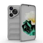 For Huawei Pura 70 Magic Shield TPU + Flannel Phone Case(Grey) - 1