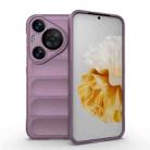 For Huawei Pura 70 Pro / 70 Pro+ Magic Shield TPU + Flannel Phone Case(Purple) - 1