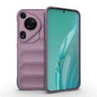 For Huawei Pura 70 Ultra Magic Shield TPU + Flannel Phone Case(Purple) - 1