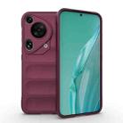 For Huawei Pura 70 Ultra Magic Shield TPU + Flannel Phone Case(Wine Red) - 1