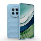 For Huawei Mate 70 5G Magic Shield TPU + Flannel Phone Case(Light Blue) - 1