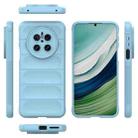 For Huawei Mate 70 5G Magic Shield TPU + Flannel Phone Case(Light Blue) - 3