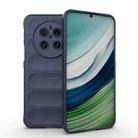 For Huawei Mate 70 5G Magic Shield TPU + Flannel Phone Case(Dark Blue) - 1