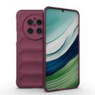 For Huawei Mate 70 5G Magic Shield TPU + Flannel Phone Case(Wine Red) - 1