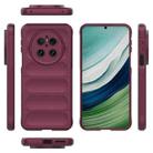 For Huawei Mate 70 5G Magic Shield TPU + Flannel Phone Case(Wine Red) - 3