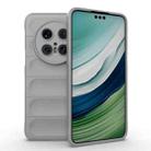 For Huawei Mate 70 Pro 5G Magic Shield TPU + Flannel Phone Case(Grey) - 1