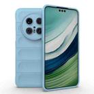 For Huawei Mate 70 Pro / 70 Pro+ Magic Shield TPU + Flannel Phone Case(Light Blue) - 1