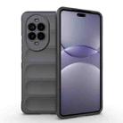 For Huawei nova 13 Pro 5G Magic Shield TPU + Flannel Phone Case(Dark Grey) - 1