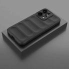 For Huawei nova 14 5G Magic Shield TPU + Flannel Phone Case(Black) - 2