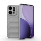 For Huawei nova 14 5G Magic Shield TPU + Flannel Phone Case(Grey) - 1