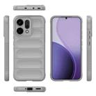 For Huawei nova 14 5G Magic Shield TPU + Flannel Phone Case(Grey) - 3