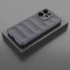 For Huawei nova 14 5G Magic Shield TPU + Flannel Phone Case(Dark Grey) - 2