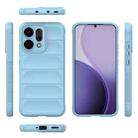 For Huawei nova 14 5G Magic Shield TPU + Flannel Phone Case(Light Blue) - 3