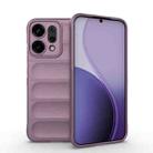 For Huawei nova 14 5G Magic Shield TPU + Flannel Phone Case(Purple) - 1