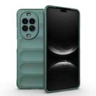 For Huawei nova 14 Pro 5G Magic Shield TPU + Flannel Phone Case(Dark Green) - 1