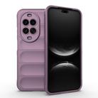 For Huawei nova 14 Ultra Magic Shield TPU + Flannel Phone Case(Purple) - 1