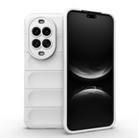 For Huawei nova 14 Ultra Magic Shield TPU + Flannel Phone Case(White) - 1