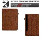 For Samsung Galaxy Tab S7 / S8 Rhombus TPU Smart Leather Tablet Case(Brown) - 5