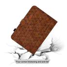 For Samsung Galaxy Tab S7 / S8 Rhombus TPU Smart Leather Tablet Case(Brown) - 7