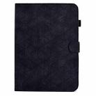 For Samsung Galaxy Tab S7 / S8 Rhombus TPU Smart Leather Tablet Case(Black) - 2