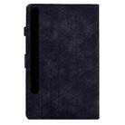 For Samsung Galaxy Tab S10 FE+ Rhombus TPU Smart Leather Tablet Case(Black) - 3