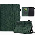 For Amazon Fire 7 2022 Rhombus TPU Smart Leather Tablet Case(Green) - 1