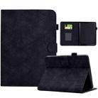 For Amazon Kindle Paperwhite 4/3/2/1 Rhombus TPU Smart Leather Tablet Case(Black) - 1