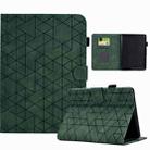 For Amazon Kindle Paperwhite 2021 Rhombus TPU Smart Leather Tablet Case(Green) - 1