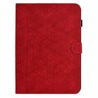 For Amazon Kindle Paperwhite 12th Gen 2024 Rhombus TPU Smart Leather Tablet Case(Red) - 2