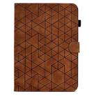 For Amazon Kindle Paperwhite 12th Gen 2024 Rhombus TPU Smart Leather Tablet Case(Brown) - 2