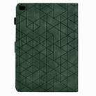 For iPad Air / Air 2 / 9.7 2017 / 2018 Rhombus TPU Smart Leather Tablet Case(Green) - 3
