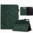 For iPad mini 6 Rhombus TPU Smart Leather Tablet Case(Green) - 1