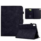 For iPad mini 2024 / mini 6 Rhombus TPU Smart Leather Tablet Case(Black) - 1