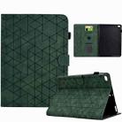 For iPad mini 5/4/32/1 Rhombus TPU Smart Leather Tablet Case(Green) - 1