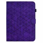 For iPad mini 5/4/32/1 Rhombus TPU Smart Leather Tablet Case(Purple) - 2