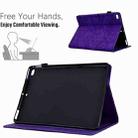 For iPad mini 5/4/32/1 Rhombus TPU Smart Leather Tablet Case(Purple) - 6