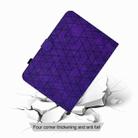 For iPad mini 5/4/32/1 Rhombus TPU Smart Leather Tablet Case(Purple) - 7