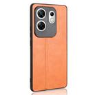 For Infinix Zero 30 4G Cow Pattern Sewing Back Cover Phone Case(Orange) - 3