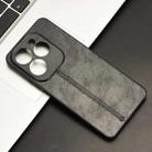 For Infinix Hot 40 4G / Hot 40 Pro 4G Cow Pattern Sewing Back Cover Phone Case(Black) - 2
