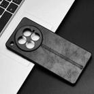 For Infinix Zero 40 4G Cow Pattern Sewing Back Cover Phone Case(Black) - 2