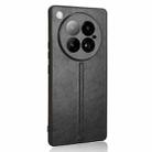 For Infinix Zero 40 4G Cow Pattern Sewing Back Cover Phone Case(Black) - 3