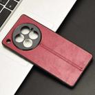 For Infinix Zero 40 4G Cow Pattern Sewing Back Cover Phone Case(Red) - 2